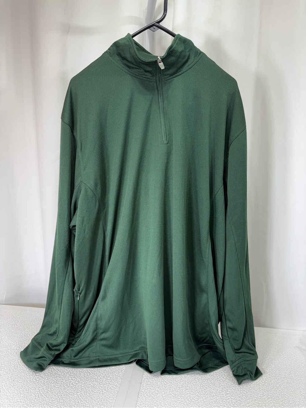 Men's Forest Green Quarter-Zip Pullover Sweater 4126